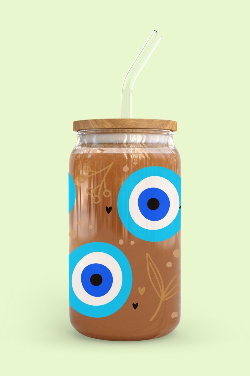 Libbey Glass Cup | Evil Eye