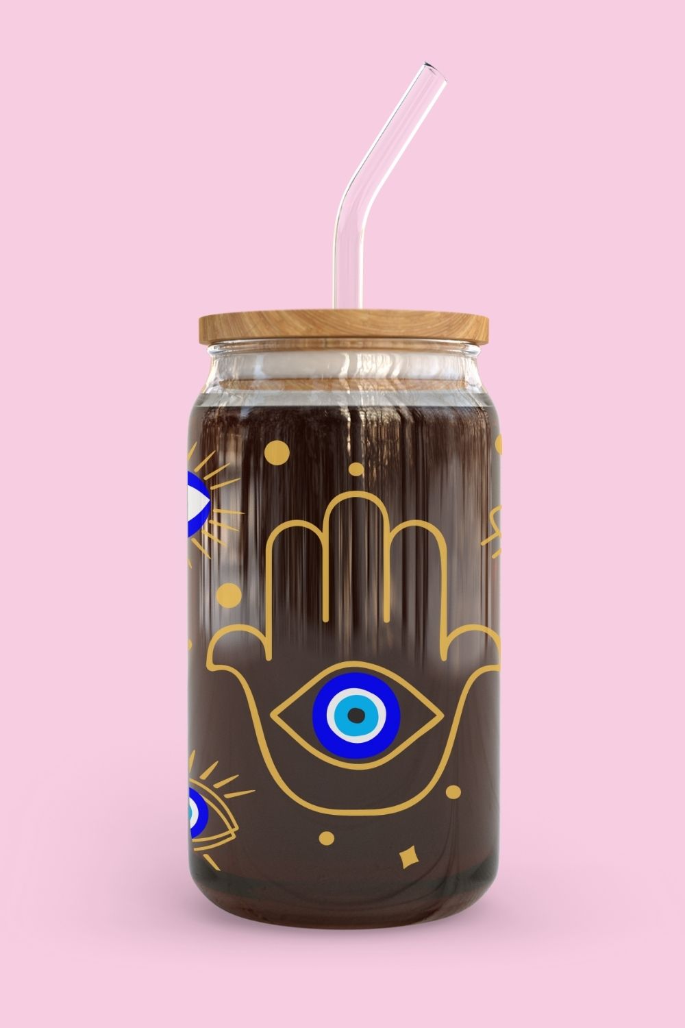 Libbey Glass Cup | Evil Eye