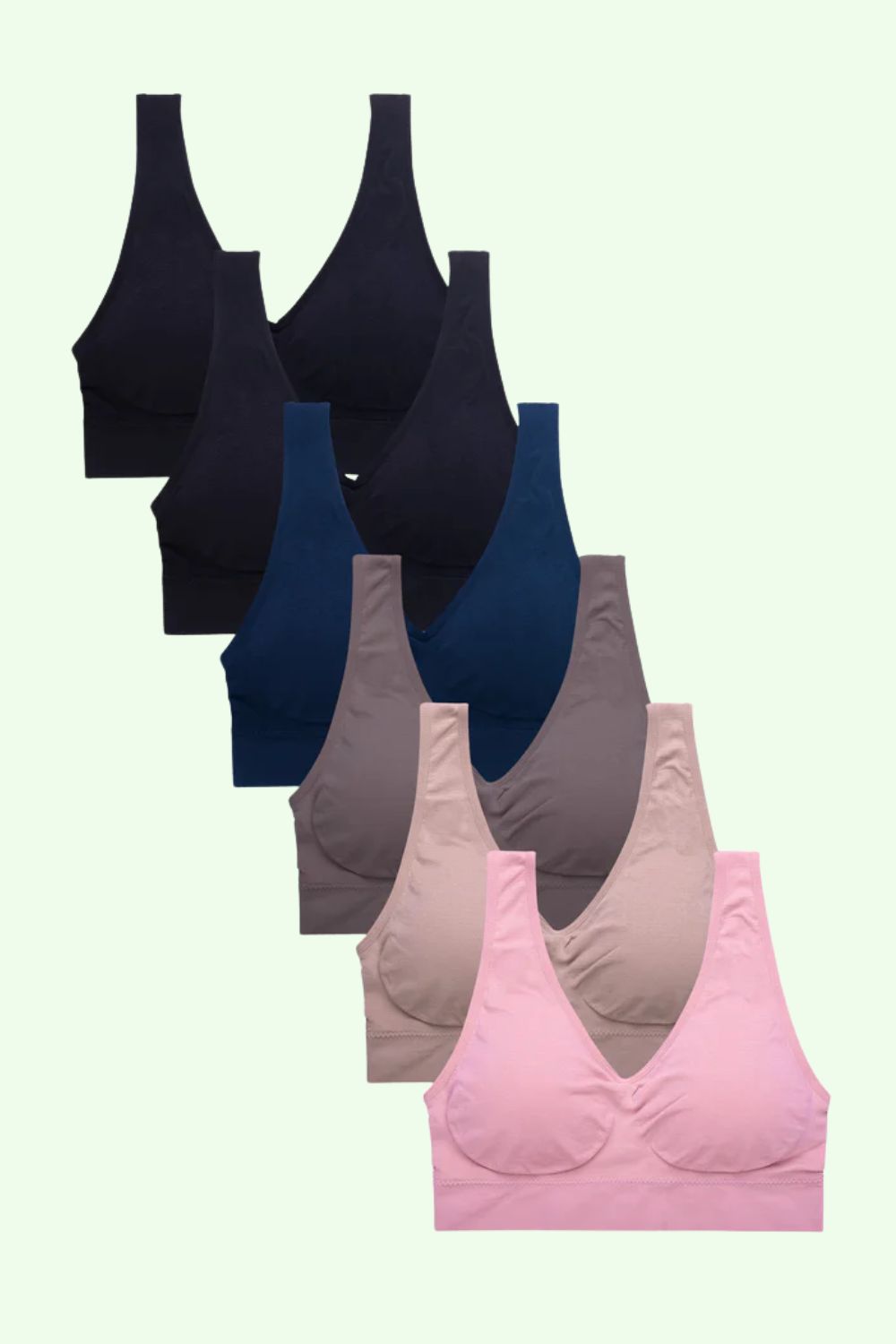 Seamless Padded Bralette | Blush Set