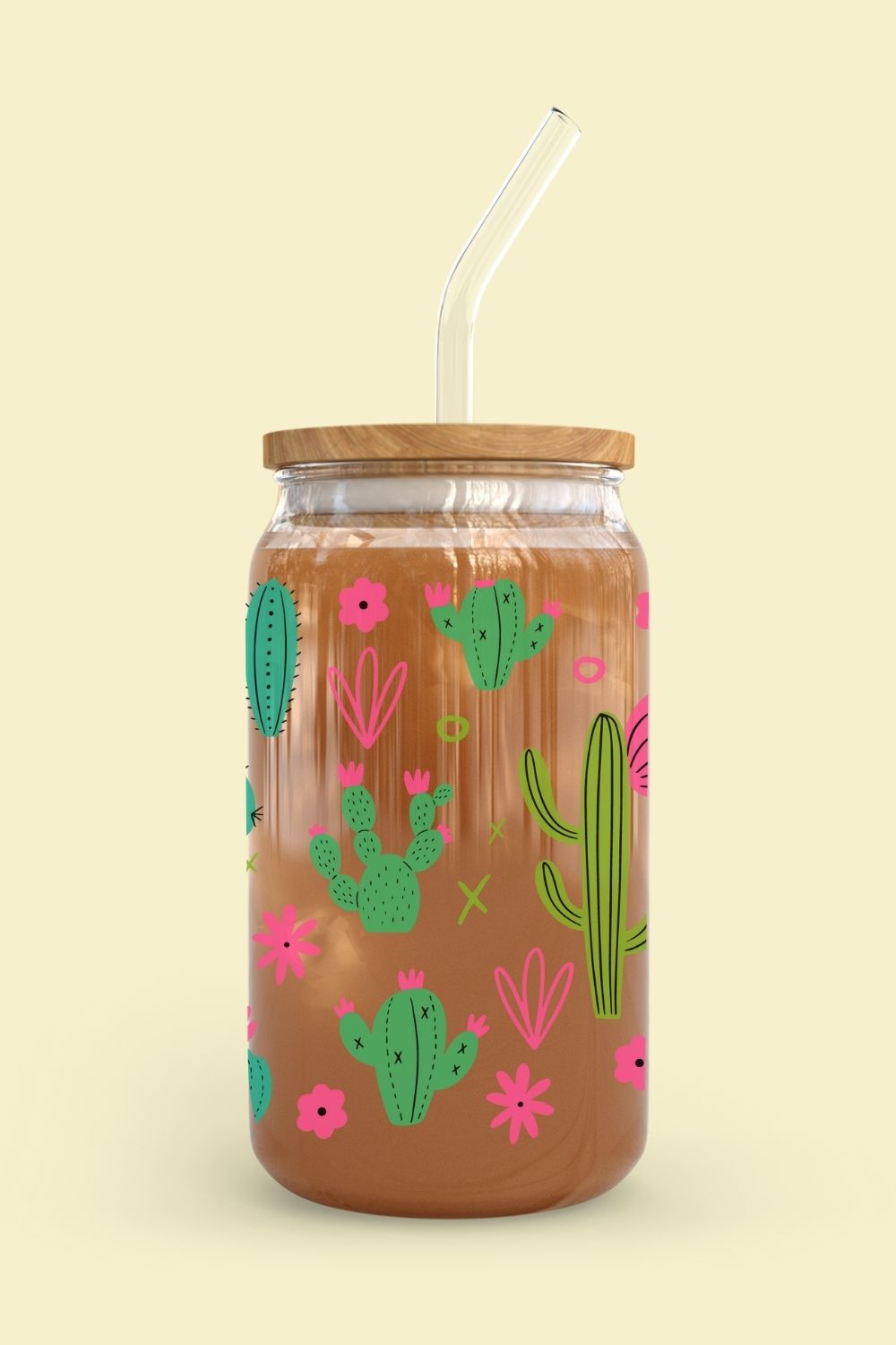 Libbey Glass Cup | Cactus