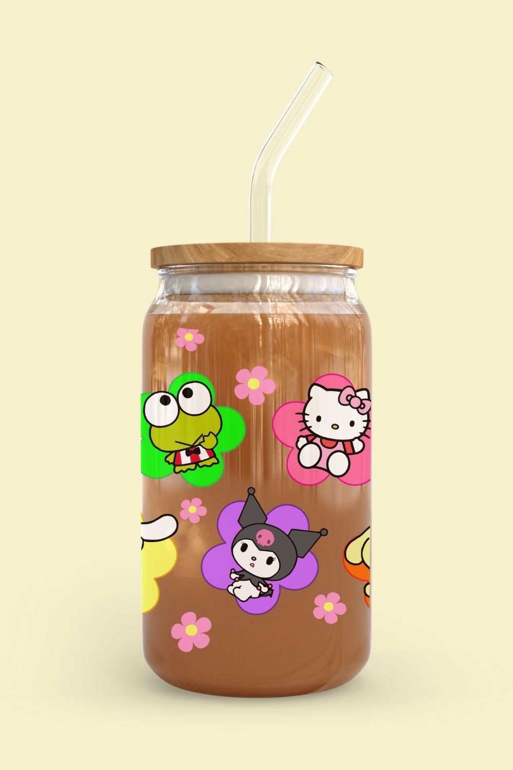 Libbey Glass Cup | Hello Kitty & Friends