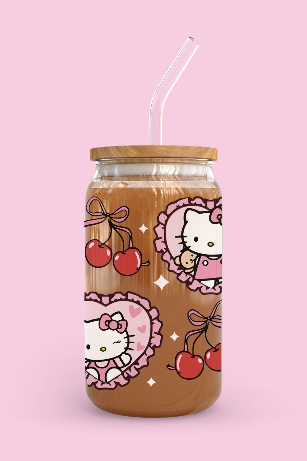 Libbey Glass Cup | Hello Kitty Heart