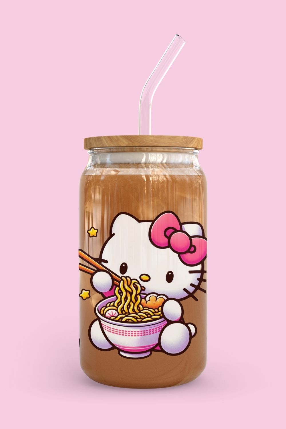Libbey Glass Cup | Hello Kitty Noodles