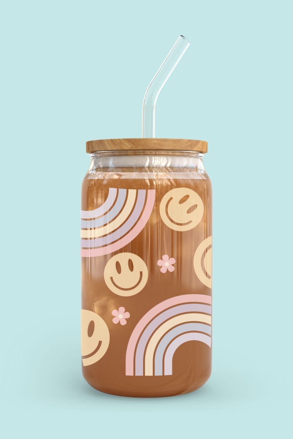 Libbey Glass Cup | Happy Face