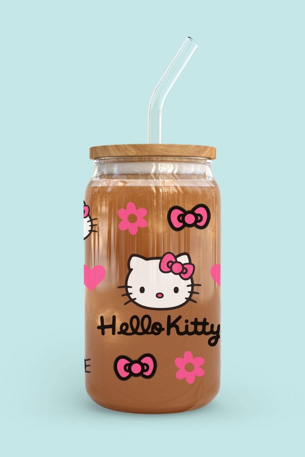 Libbey Glass Cup | Hello Kitty Bow