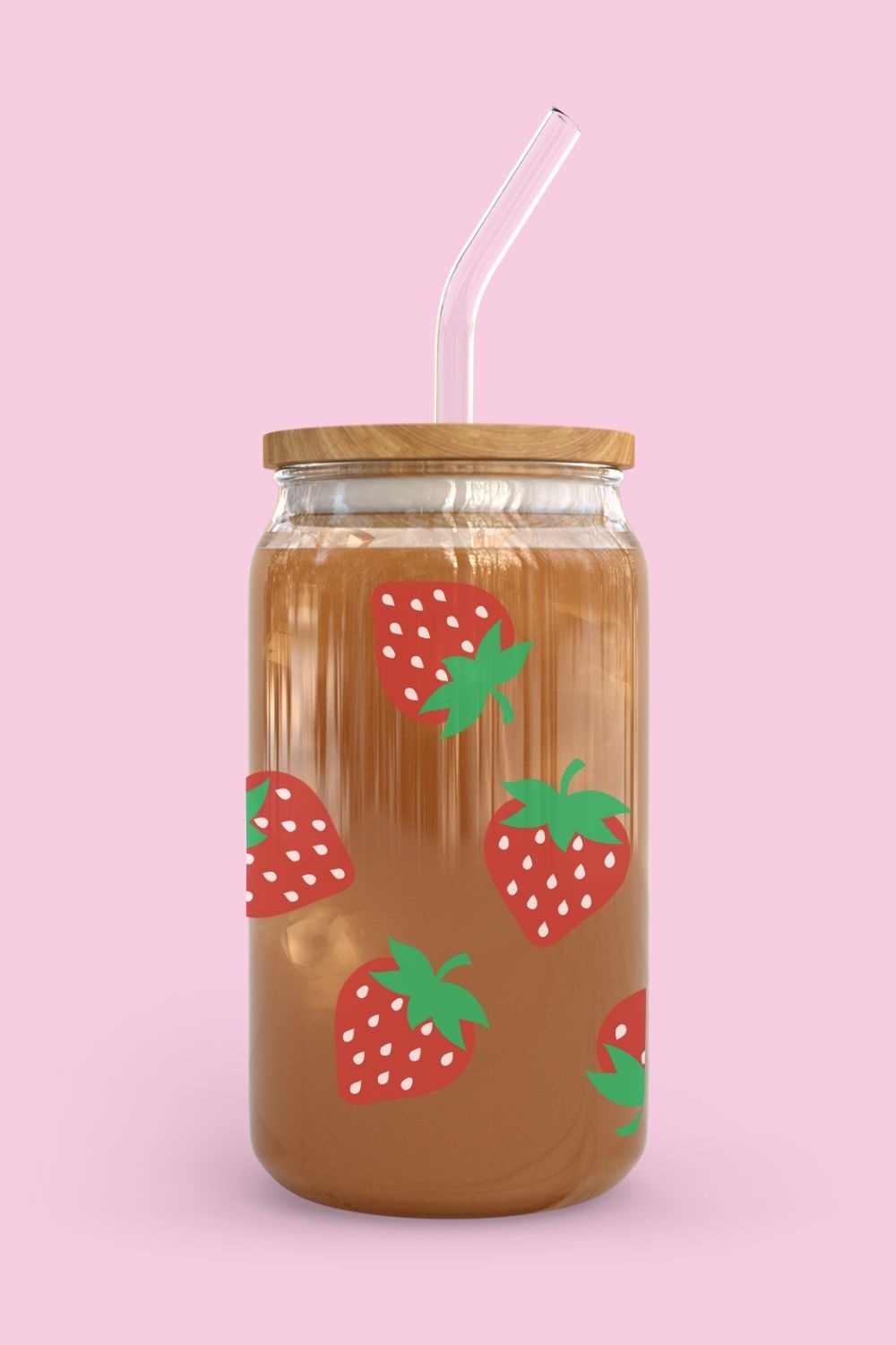 Libbey Glass Cup | Strawberry 2344