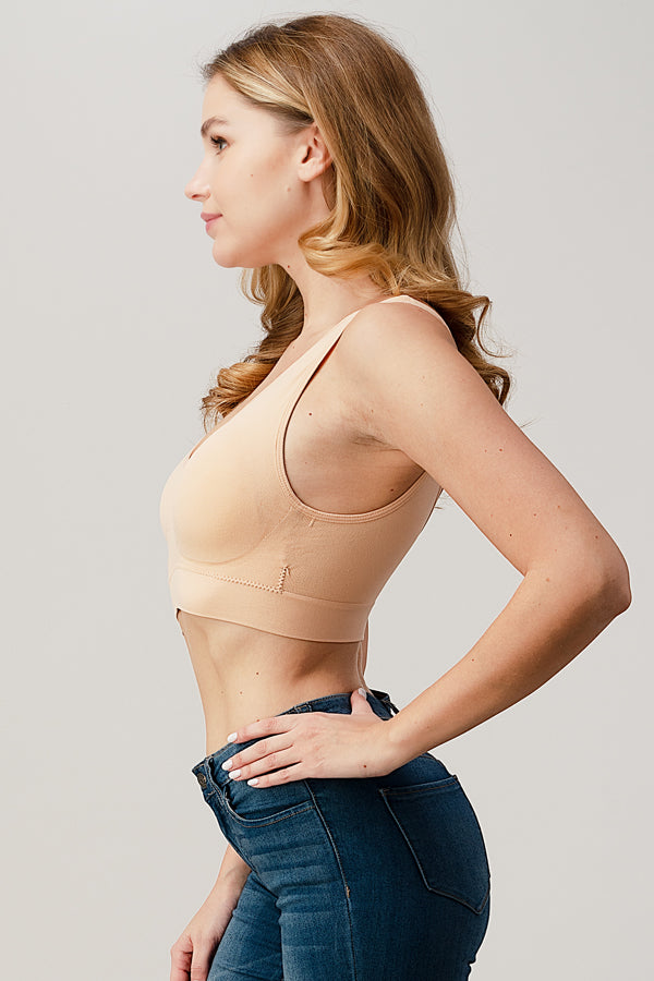 Seamless Padded Bralette | Blush Set