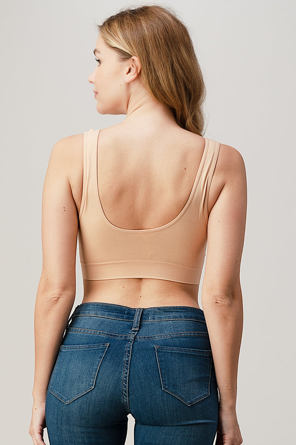 Seamless Padded Bralette | Blush Set
