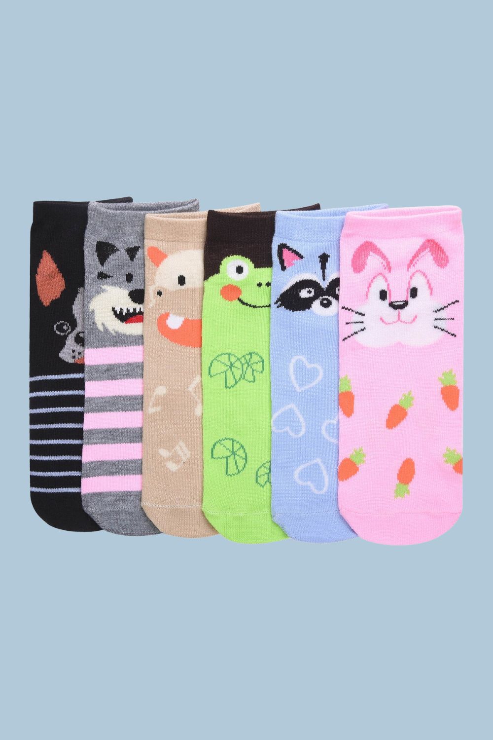 12 Pair Women Socks | Easter Friends