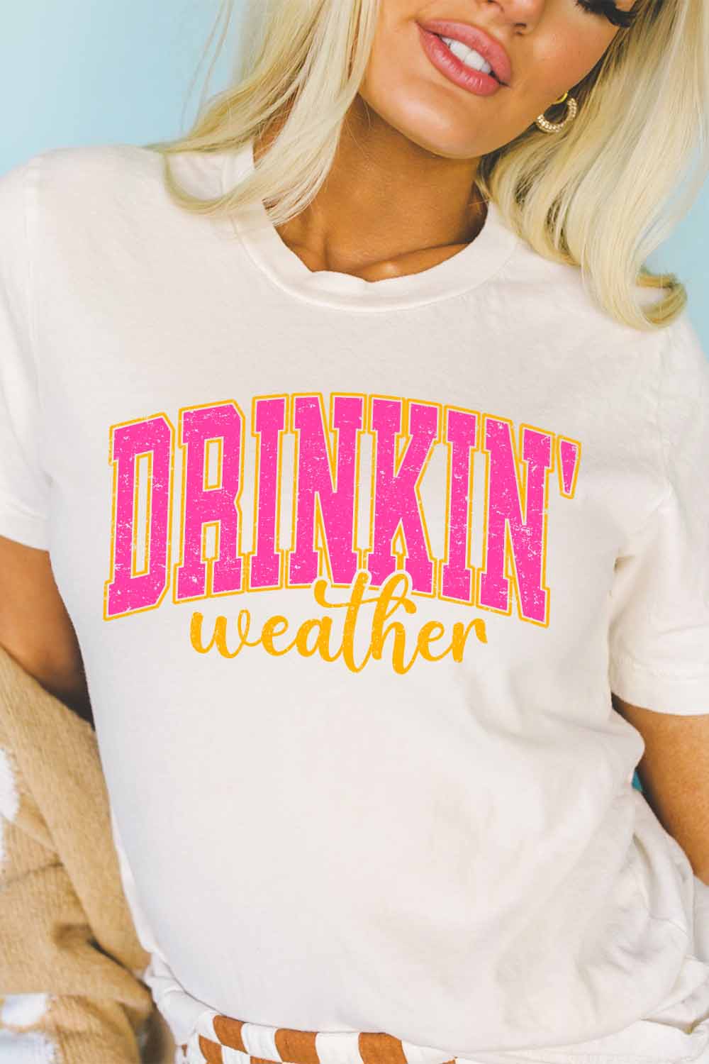 Women Graphic Tee | Drinking Weather